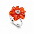 Carnelian Heritage Ring in 925 Sterling Silver