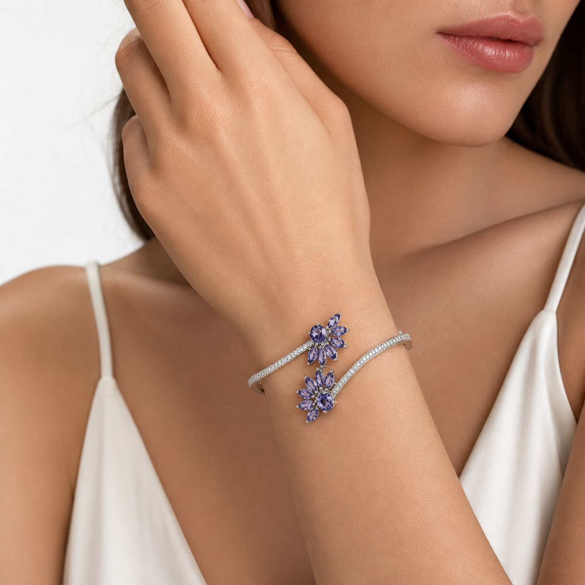 Iolite Royale Bracelet in 925 Sterling Silver