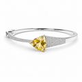 Citrine Radiance Bracelet in 925 Sterling Silver
