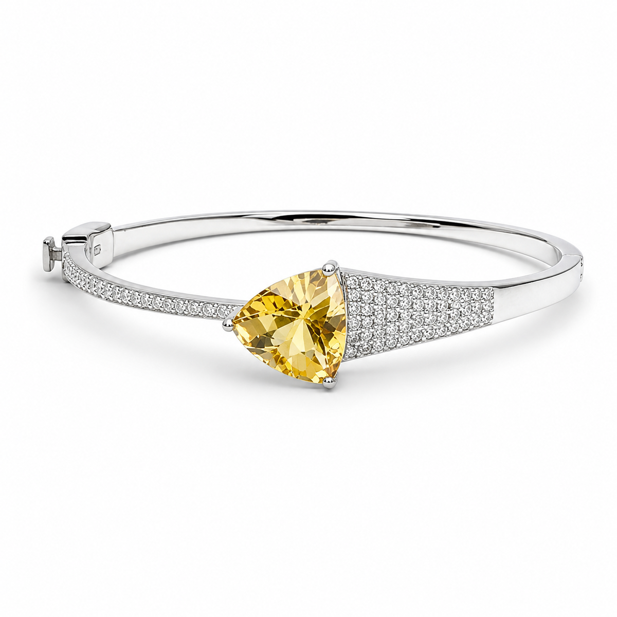 Citrine Radiance Bracelet in 925 Sterling Silver