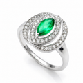 Green Onyx Essence Ring in 925 Sterling Silver