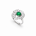Green Onyx Harmony Ring in 925 Sterling Silver