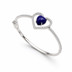 Lapis Lazuli Royale Bracelet in 925 Sterling Silver